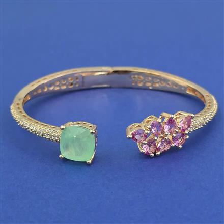 American Diamond Hazoorilal Kada with Carat Plating