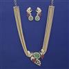 American Diamond Birds Necklace with Carat Plating