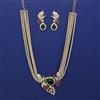 American Diamond Birds Necklace with Carat Plating