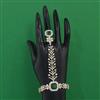 American Diamond Adjustable Hath Pan with 2 Tone Plating