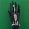 American Diamond Adjustable Hath Pan with Rhodium Plating 2 Tone Plating