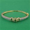 American Diamond Openable kada with 2 Tone Plating