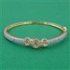 American Diamond Openable kada with 2 Tone Plating