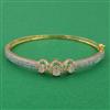 American Diamond Openable kada with 2 Tone Plating