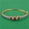 American Diamond Openable kada with 2 Tone Plating