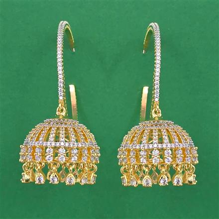 American Diamond Bali with 2 Tone Plating