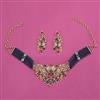 American Diamond Hazoorilal Necklace with Carat Plating