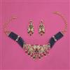 American Diamond Hazoorilal Necklace with Carat Plating
