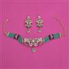 American Diamond Hazoorilal Necklace with Carat Plating