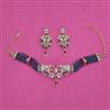 American Diamond Hazoorilal Necklace with Carat Plating