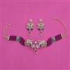American Diamond Hazoorilal Necklace with Carat Plating