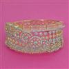 American Diamond Broad Kada with 2 Tone Plating