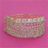 American Diamond Broad Kada with 2 Tone Plating