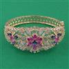 American Diamond Broad Kada with Carat Plating