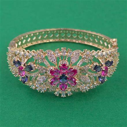 American Diamond Hazoorilal Kada with Carat Plating