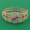 American Diamond Broad Kada with Carat Plating