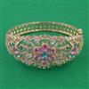 American Diamond Broad Kada with Carat Plating