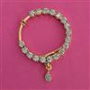 American Diamond Delicate Nose Ring with Rhodium Plating 2 Tone Plating Mehndi Plating