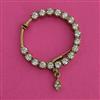 American Diamond Delicate Nose Ring with Rhodium Plating 2 Tone Plating Mehndi Plating