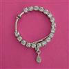 American Diamond Delicate Nose Ring with Rhodium Plating 2 Tone Plating Mehndi Plating