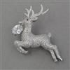 American Diamond Animal Brooch with Rhodium Plating