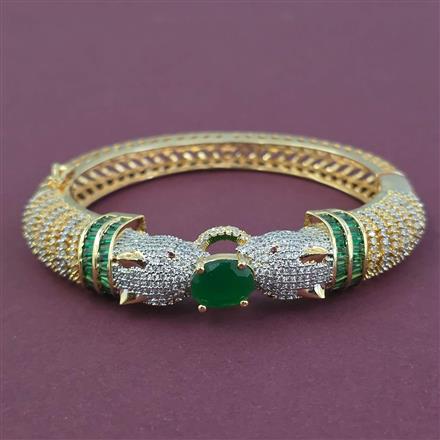 American Diamond Openable kada with 2 Tone Plating