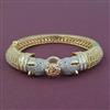 American Diamond Openable kada with 2 Tone Plating