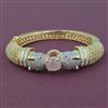 American Diamond Openable kada with 2 Tone Plating
