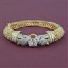 American Diamond Openable kada with 2 Tone Plating