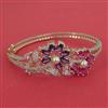 American Diamond Pearl Kada with Carat Plating