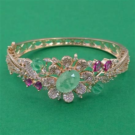 American Diamond Openable kada with Carat Plating
