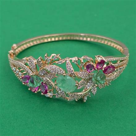 American Diamond Openable kada with Carat Plating