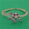American Diamond Openable kada with Carat Plating
