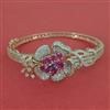 American Diamond Openable kada with Carat Plating