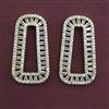 American Diamond Classic Earring with Rhodium Plating 2 Tone Plating Mehndi Plating Carat Plating