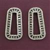 American Diamond Classic Earring with Rhodium Plating 2 Tone Plating Mehndi Plating Carat Plating