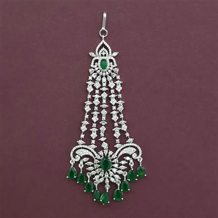 American Diamond Classic Pasa with Rhodium Plating