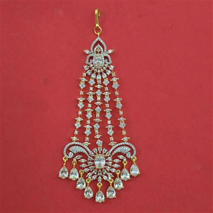 American Diamond Classic Pasa with 2 Tone Plating