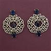 American Diamond Classic Earring with Mehndi Plating
