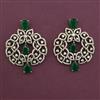 American Diamond Classic Earring with Mehndi Plating