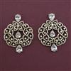 American Diamond Classic Earring with Mehndi Plating