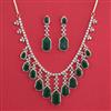 American Diamond Classic Necklace with Carat Plating