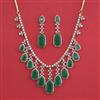 American Diamond Classic Necklace with Carat Plating