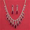 American Diamond Classic Necklace with Carat Plating