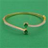 American Diamond Delicate Kada with 2 Tone Plating