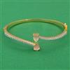 American Diamond Delicate Kada with 2 Tone Plating