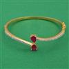 American Diamond Delicate Kada with 2 Tone Plating