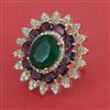 American Diamond Adjustable Ring with Carat Plating
