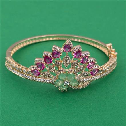 American Diamond Openable kada with Carat Plating