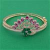 American Diamond Openable kada with Carat Plating